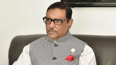 আওয়ামী লীগের সাধারণ সম্পাদক ওবায়দুল কাদের। ফাইল ছবি