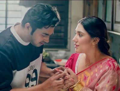 সিনেমাটির দৃশ্যে জয় চৌধুরী ও অপু বিশ্বাস। ছবি: ফেসবুক/জয়