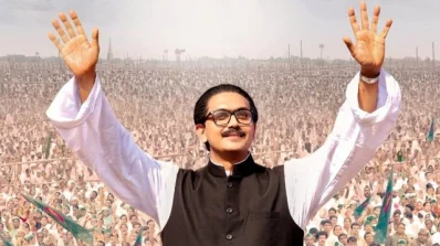 বঙ্গবন্ধু শেখ মুজিবুর রহমানের চরিত্রে অভিনয় করেছেন আরিফিন শুভ। ছবি: ফেসবুক থেকে নেওয়া