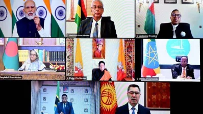 ভার্চুয়াল প্ল্যাটফর্মে ১২৫টি দেশের অংশগ্রহণে এই সম্মেলনের আয়োজন করে ভারত। ছবি: বাসস
