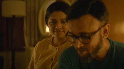 সিনেমাটির একটি দৃশ্যে ফারুকী ও তিশা। ছবি: সংগৃহীত