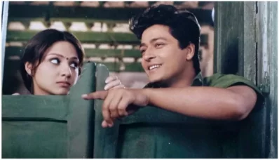 ‘হঠাৎ বৃষ্টি’ ছবিতে প্রিয়াঙ্কা-ফেরদৌস। ছবি: সংগৃহীত