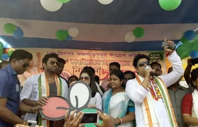 কলকাতাতেও সরব ছিলেন ফেরদৌস। ছবি: সংগৃহীত