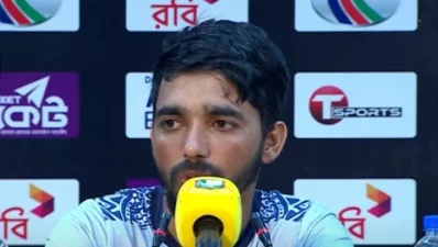 চট্টগ্রাম টেস্টের চতুর্থ দিন শেষে অপ্রিয় সত্য কথা বলেছেন মুমিনুল হক। ছবি: এক্স