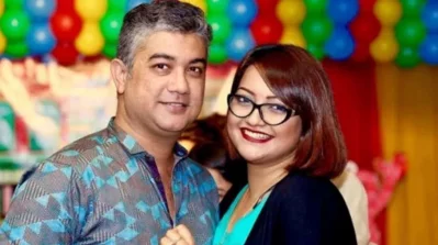 হিল্লোল ও নওশীন। ছবি: ফেসবুক থেকে নেওয়া