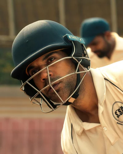 ক্রিকেটারের ভূমিকায় রাজকুমার রাও। ছবি: আইএমডিবি থেকে নেওয়া