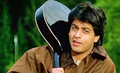 ডিডিএলজে সিনেমায় শাহরুখ। ছবি: সংগৃহীত