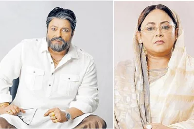 মীর জাফর চ্যাপ্টার টু লুকে ফেরদৌস-শ্রীলেখা। ছবি: সংগৃহীত
