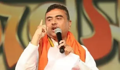 পশ্চিমবঙ্গের মূখ্যমন্ত্রী হতে যাচ্ছেন শুভেন্দু অধিকারী। ফাইল ছবি