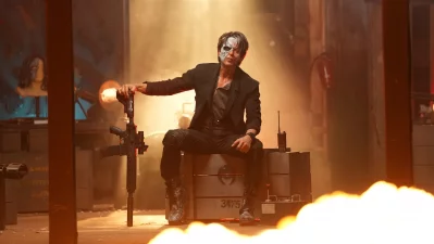 জওয়ান দৃশ্যে শাহরুখ। ছবি: সংগৃহীত