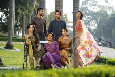 সবার জন্য ঈদের নতুন কালেকশন এনেছে ফ্যাশন ব্র্যান্ডটি। ছবি: লা রিভ