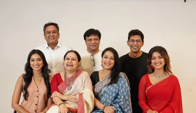 উৎসবে জাহিদ, দিনার, চঞ্চল, নিচ থেকে সুনেরাহ, মিমি, অপি ও সাদিয়া। ছবি: চরকি