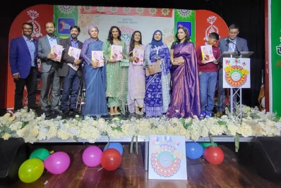 লন্ডন বইমেলার ত্রয়োদশ আসরের খণ্ডচিত্র। ছবি: লেখক