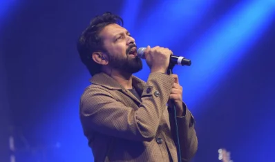 কনসার্টে তাহসান। ছবি: সংগৃহীত