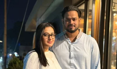 ২০২২ সালে রবিনকে বিয়ে করেন পূর্ণিমা। ছবি: সংগৃহীত