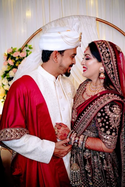 পারিবারিক আয়োজনে বিয়ে করেছেন রাকিব-প্রিয়াঙ্কা। ছবি: ফেসবুক থেকে নেওয়া