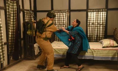 মানচিত্র নাটকের একটি দৃশ্য। ছবি: বিটিভি
