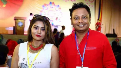 মমরেনাজ মোমে ও রাশেদ মামুন অপু। ছবি: সংগৃহীত