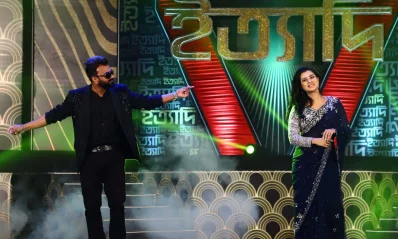 দ্বৈতভাবে গেয়েছেন ইমরান ও বুবলী। ছবি: ফাগুন অডিও ভিশন