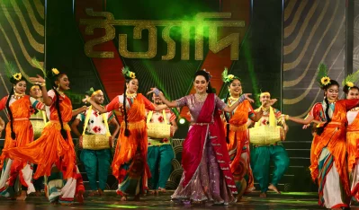 ইত্যাদির নৃত্যে তমা মির্জা। ছবি: ফাগুন অডিও ভিশন