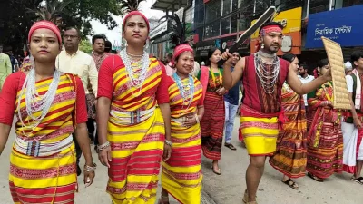 নেত্রকোণায় বর্ণিল আয়োজনে বর্ষবরণ কর্মসূচি। ইনডিপেনডেন্ট টেলিভিশন