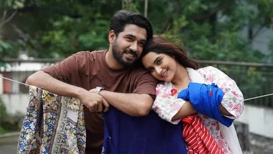 এটা আমাদেরই গল্প’র জুটি খায়রুল বাসার ও কেয়া পায়েল। ছবি: নির্মাতার সৌজন্যে