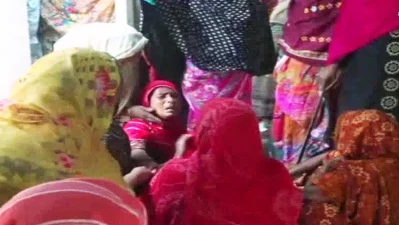স্বজনদের আহাজারি। ছবি: ইনডিপেনডেন্ট