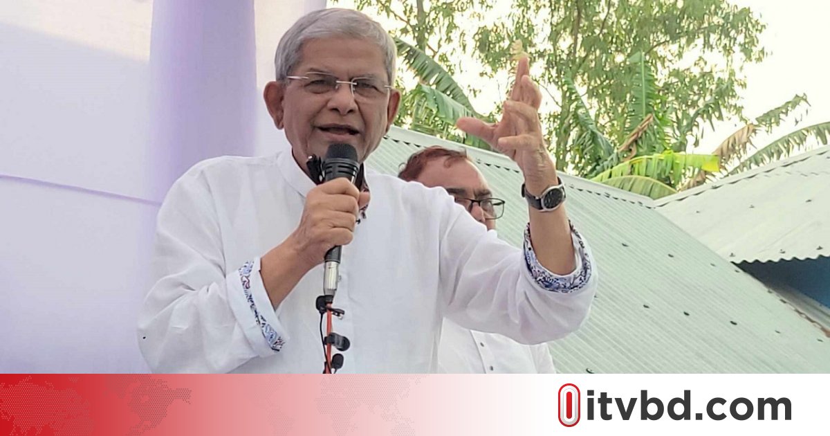 অন্তর্বর্তী সরকারের কিছু লোক চাচ্ছে গণতান্ত্রিক সরকার যেন ক্ষমতায় না আসে: মির্জা ফখরুল