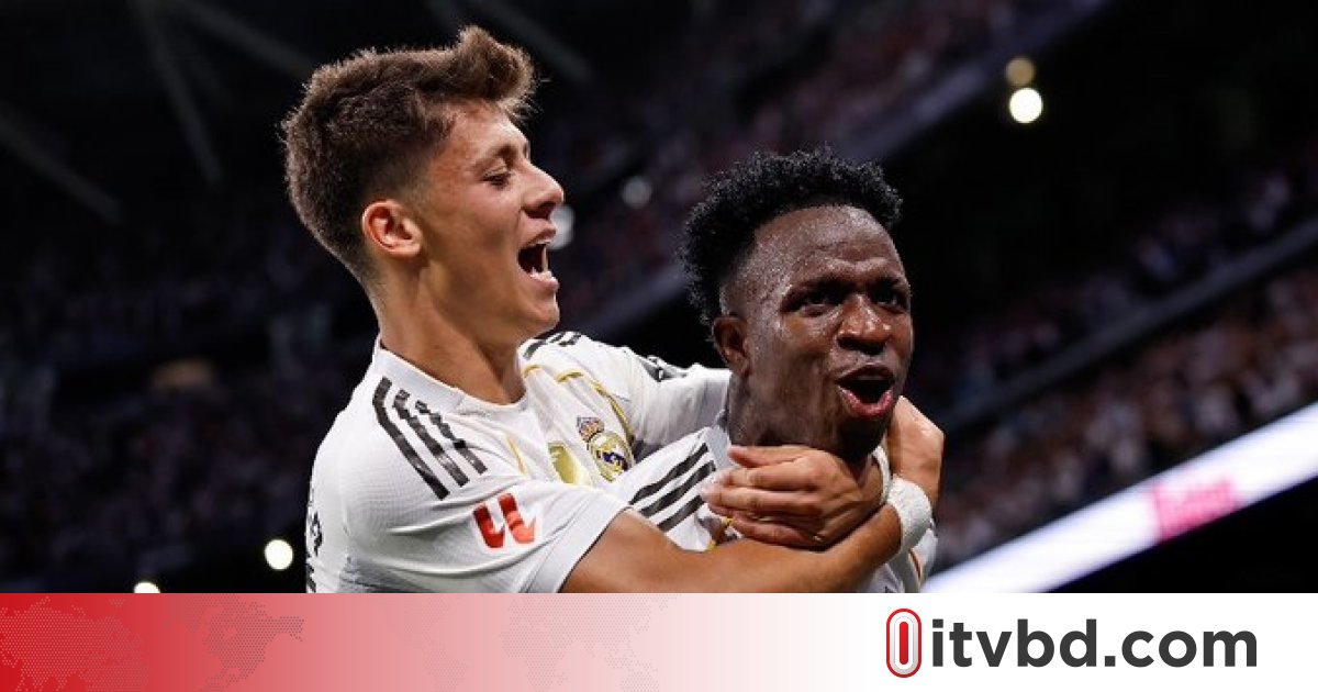 ৫ বার জালে বল জড়িয়েও বড় জয়ের দেখা পেল না রেয়াল মাদ্রিদ