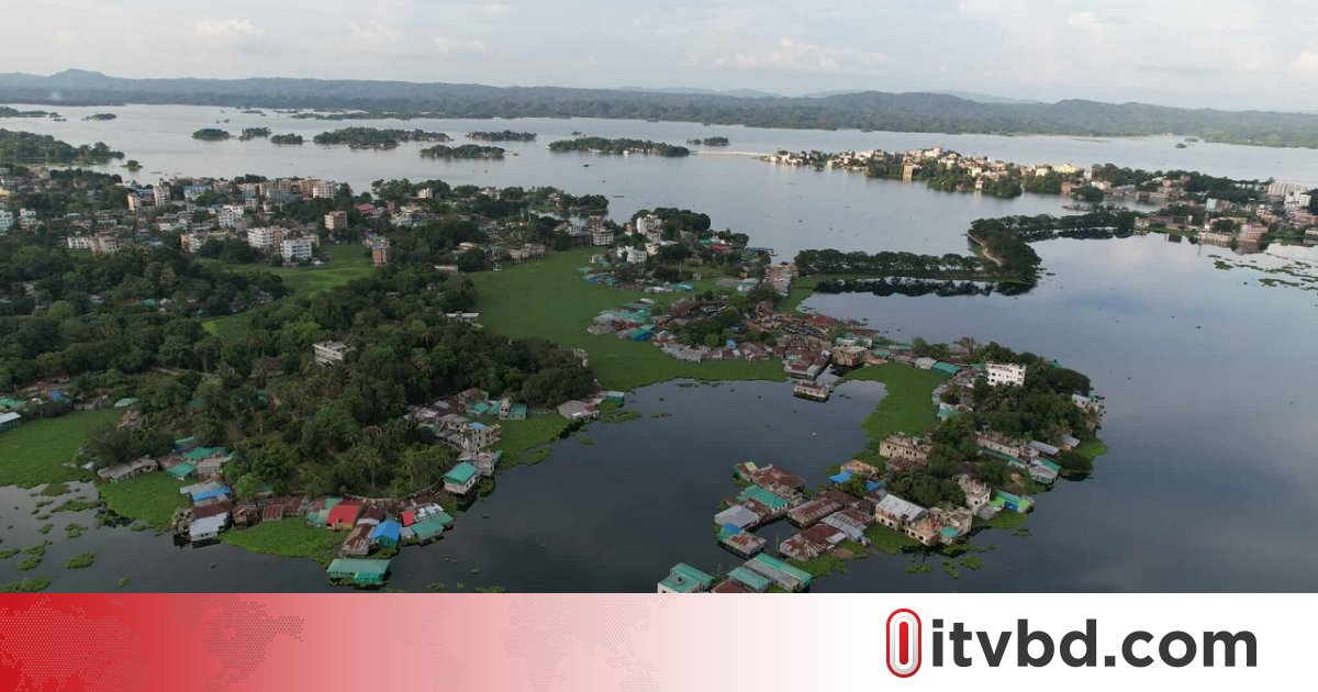 নিয়ন্ত্রণে আসছে না কাপ্তাই হ্রদের পানি, প্লাবিত অনেক এলাকা