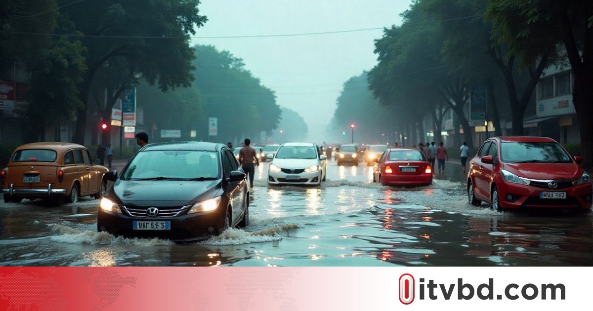 ভারী বৃষ্টির পূর্বাভাস: ঢাকা-চট্টগ্রামে জলাবদ্ধতার শঙ্কা