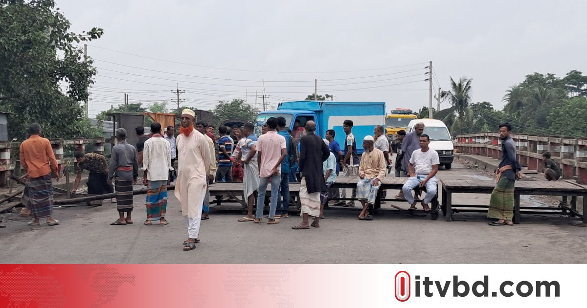 ভাঙ্গায় পঞ্চম দিনের মতো মহাসড়ক অবরোধ