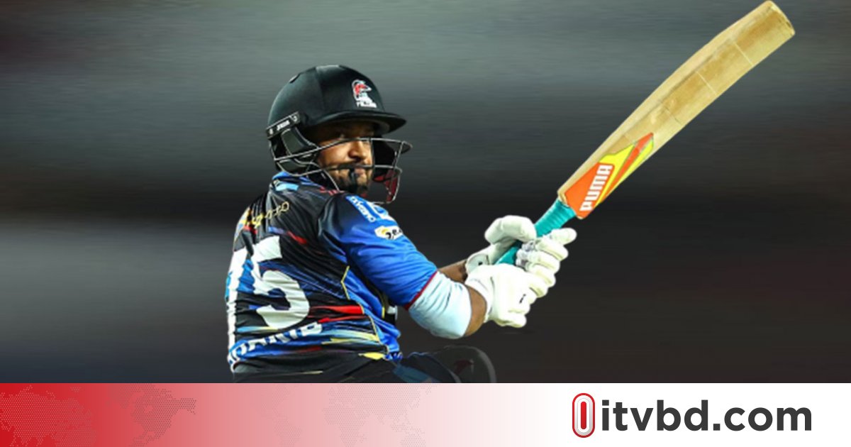বৃথা গেল সাকিবের ৯ বলে ৪ চার ১ ছক্কায় ২৬ রানের ক্যামিও