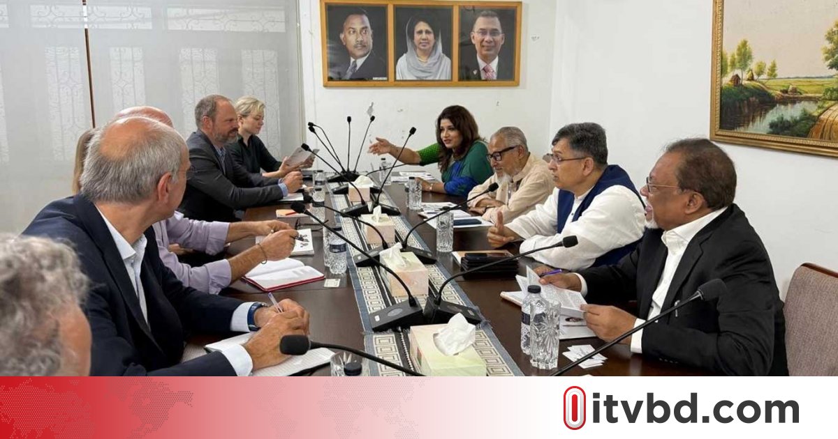 ইউরোপীয় পার্লামেন্টারি প্রতিনিধি দলের সঙ্গে বিএনপির বৈঠক