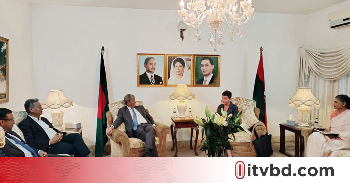 মির্জা ফখরুলের সঙ্গে গোয়েন লুইসের বৈঠক