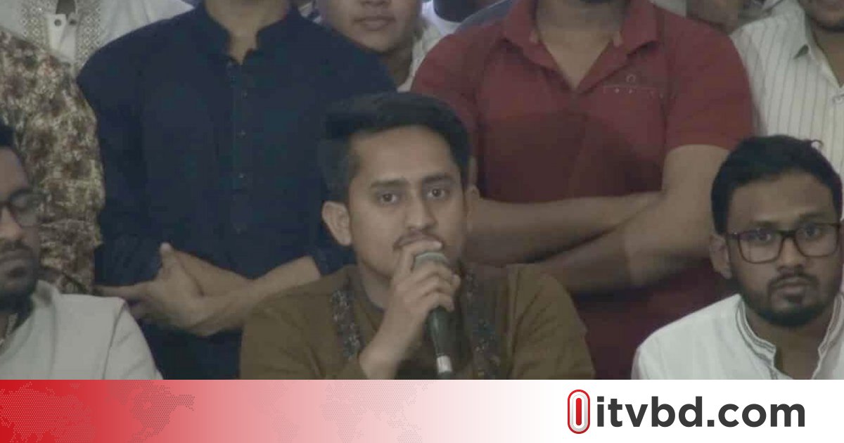 জোটে নির্বাচনে গেলেও এনসিপির শাপলা প্রতীক থাকবে: সারজিস