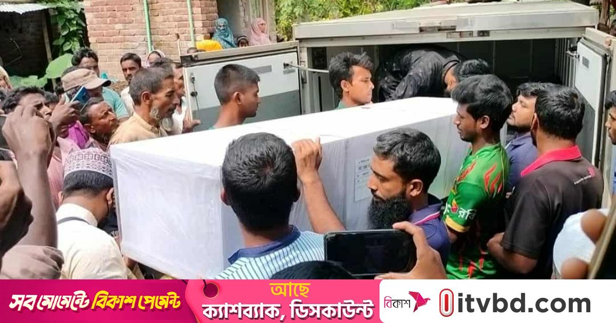 মালয়েশিয়ায় দুর্ঘটনায় নিহত দুই যুবকের মরদেহ আনা হলো চাঁপাইনবাবগঞ্জে