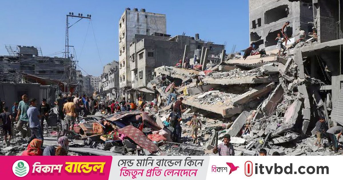 গাজায় ইসরায়েলি হামলায় নিহত আরও ৫৩, অনাহারে মৃত্যু বেড়ে ৪২২
