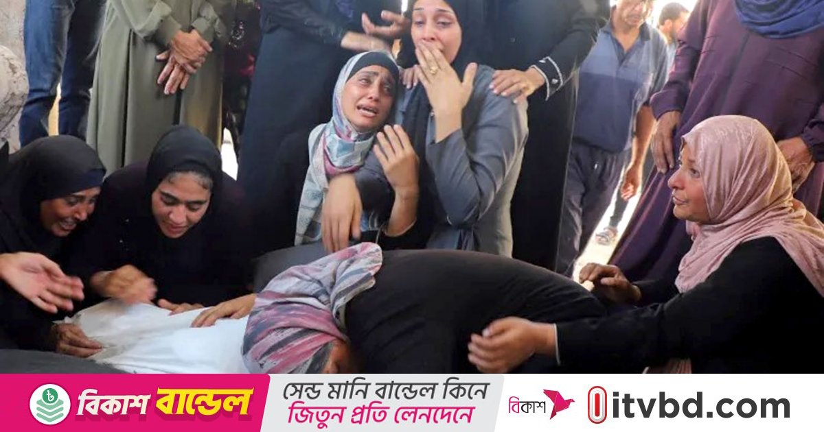 গাজায় ইসরায়েলি আগ্রাসনে প্রাণহানি ৬৬ হাজার ছাড়াল