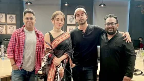 কলকাতায় মীরের মুখোমুখি নিশো-তমা-রাফী