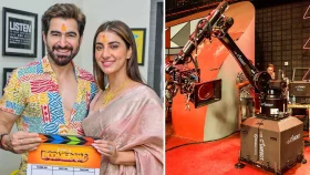 জিতের ছবির শুটিংয়ে রোবট ক্যামেরা