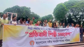 শিল্পী সম্মানীর ওপর ১০ শতাংশ উৎসে কর প্রত্যাহারের দাবি