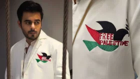 ফিলিস্তিনিদের পাশে সিয়াম, পোশাকেও প্রতিবাদী