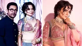 আমিরের মেয়ের রিসিপশনে গিয়ে &lsquo;জয় শ্রীরাম&rsquo; ধ্বনি কঙ্গনার