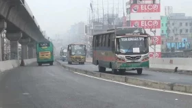 ঢাকা-টাঙ্গাইল ও ঢাকা-ময়মনসিংহ মহাসড়কে নেই যানবাহনের চাপ