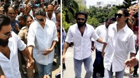 ভোটকেন্দ্রে অন্তঃসত্ত্বা দীপিকাকে নিয়ে হাজির রণবীর