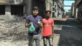 নিখোঁজের সন্ধান না পেয়ে জানাজার জন্য ধ্বংসস্তুপের ছাই নিলেন ভাই&nbsp;