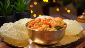 পূজায় বানাতে পারেন নিরামিষ সবজি পনির