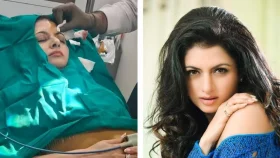 কপালে ১৩ সেলাই, হাসপাতালে ভাগ্যশ্রী