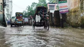 উত্তাল সাগর, জোয়ারে উপকূল প্লাবিত